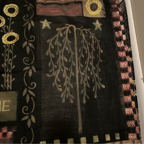 Primitive Rustic Farmhouse Foll Art Tonya Crawford shower curtain 72” - Picture 6 of 9